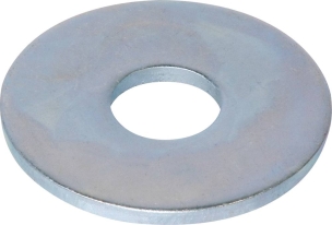 Rondelle plate extra large LL zinguée 6mm NFE 25513 - boîte de 500 pcs
