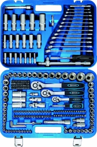 Coffret de douilles 1/4" 3/8" 1/2" - 219 pcs