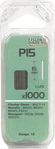 Pointe sans tête 15mm - blister de 1000 pcs