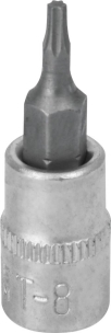 Douille tournevis 1/4" avec embout 37mm Torx® T8 Douille tournevis 1/4" avec embout 37mm Torx® T8