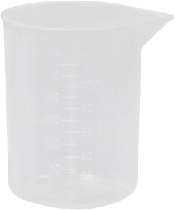 Mesure graduée translucide 120ml - lot de 24 pcs