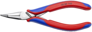 Pince de préhension - Becs demi-ronds lisses 45° - 145mm Gainage bi-matière