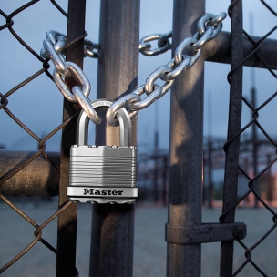 Cadenas acier à clés - lot de 2 pcs