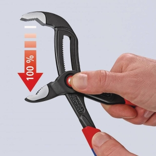Pince multiprise entrepassée avec bouton poussoir Cobra® quickset 250mm