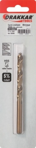 Foret à métaux HSS 5% cobalt 7,5mm - blister de 1 pcs
