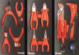 Servante d'atelier 7 tiroirs composée de 236 outils - modules finition métal