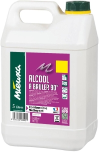 Alcool à brûler - lot de 4 bidons de 5L
