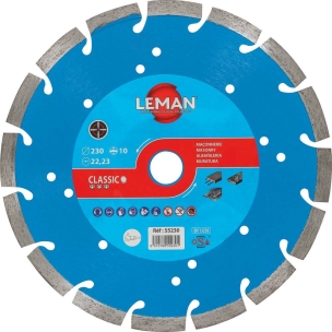 Disque diamant pour meuleuse à disque 230x22mm béton armé