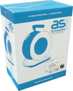 Enrouleur électrique HO5VV-F 50m 3G1,5mm² 230V 4 prises