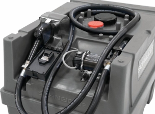 Cuve de ravitaillement gasoil PE 200L avec kit pompe à gasoil et plateforme 20V Li-ion sans batterie