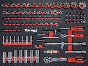 Mobilier d'atelier 4 éléments hêtre servante - 176 outils