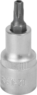 Douille tournevis 1/2" avec embout 55mm Torx® alésé TT30