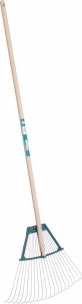 Balai gazon fil rond avec manche 150cm