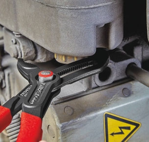 Pince multiprise entrepassée avec bouton poussoir Cobra® quickset 250mm