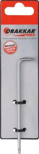 Clé mâle coudée Torx® extra longue T15 - carte