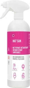 Nettoyant détartrant désinfectant sanitaires écocertifié - lot de 6 flacons spray 750ml