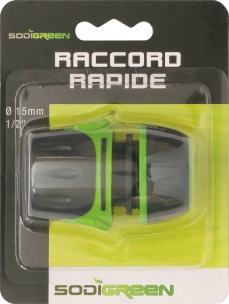 Raccord rapide PVC pour tuyau de 15mm Raccord rapide PVC pour tuyau de 15mm