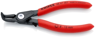 Pince circlips interieurs coudée a 90° reglable de 8 a 13mm