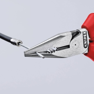 Pince universelle 145mm à becs demi-ronds bi-matière