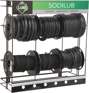 Durite en nitrile toilée intérieur et extérieur - présentoir de 6 bobines