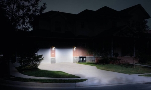 Projecteur LED solaire 500 lumens 4W avec détecteur - Butterfly