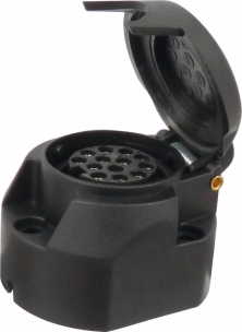 Socle femelle plastique compact 13 plots - blister