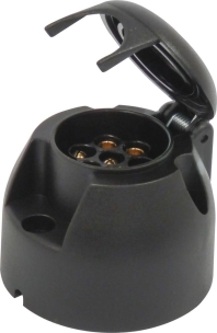 Socle femelle plastique ronde 7 plots