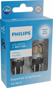 Ampoule STOP 12V W21/5W LED 6000K - lot de 2 pcs