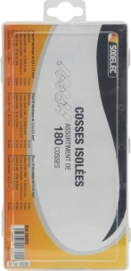 Cosse isolée - coffret de 180 pcs