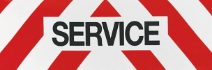 Panneau service magnétique 500x150mm