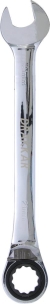 Clé mixte coudée à cliquet de 21mm avec inverseur - carte