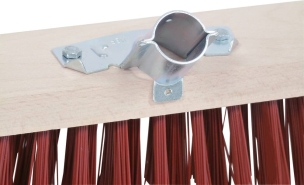 Balai de cantonnier poils PVC 400x75mm avec manche bois