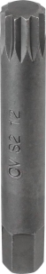 Embout hexagonal 10x75mm avec empreinte XZN 12mm