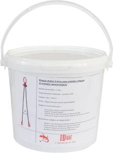 Elingue chaîne 2 brins ajustable 1,6T 2m grade 80