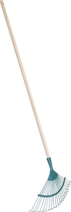 Balai gazon 450mm fil rond 22 dents avec manche 150cm