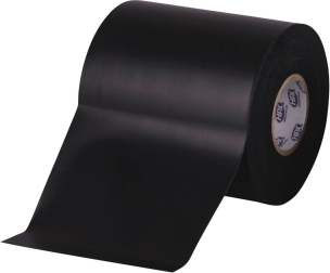 Ruban adhésif isolant PVC noir 100mmx33m - lot de 12 pcs