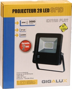 Projecteur LED extra plat 230V 20W