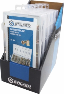 Insert en zinc de M3 à M10 - 6 coffrets de 150 pcs