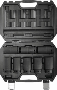 Douilles à chocs longues 3/4" de 26 à 38mm - coffret de 8 pcs