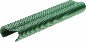 Agrafes grillage VR16 2-8mm vertes - blister de 400 pcs