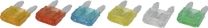 Mini fusible enfichable assortiment - présentoir de 6 coffrets de 120 pcs