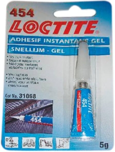 Colle gel instantanée 454 - tube de 5g