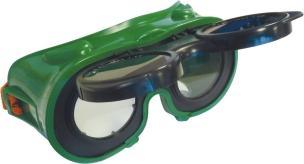 Lunettes de soudage rabattables teinte 6 avec élastique