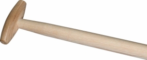 Manche béquille 95cm frêne pour bêche/louchet