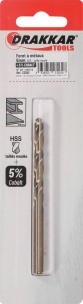 Foret à métaux HSS 5% cobalt 6mm - blister de 1 pcs