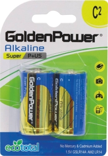 Pile LR14/C "Super Plus Alcaline" - lot de 6 blisters de 2 piles