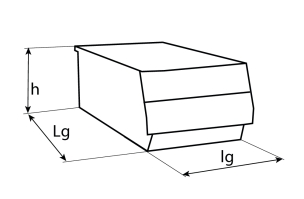 Armoire de rangement métallique 40 tiroirs 306x147x465mm