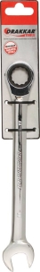 Clé mixte droite à cliquet de 17mm 72 dents - carte