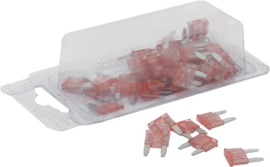Fusible mini enfichable 4A rose - lot de 50 pcs Fusible mini enfichable 4A rose - lot de 50 pcs