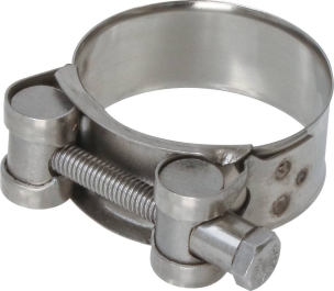 Collier à tourillons acier inox 20mm de 32 à 35mm